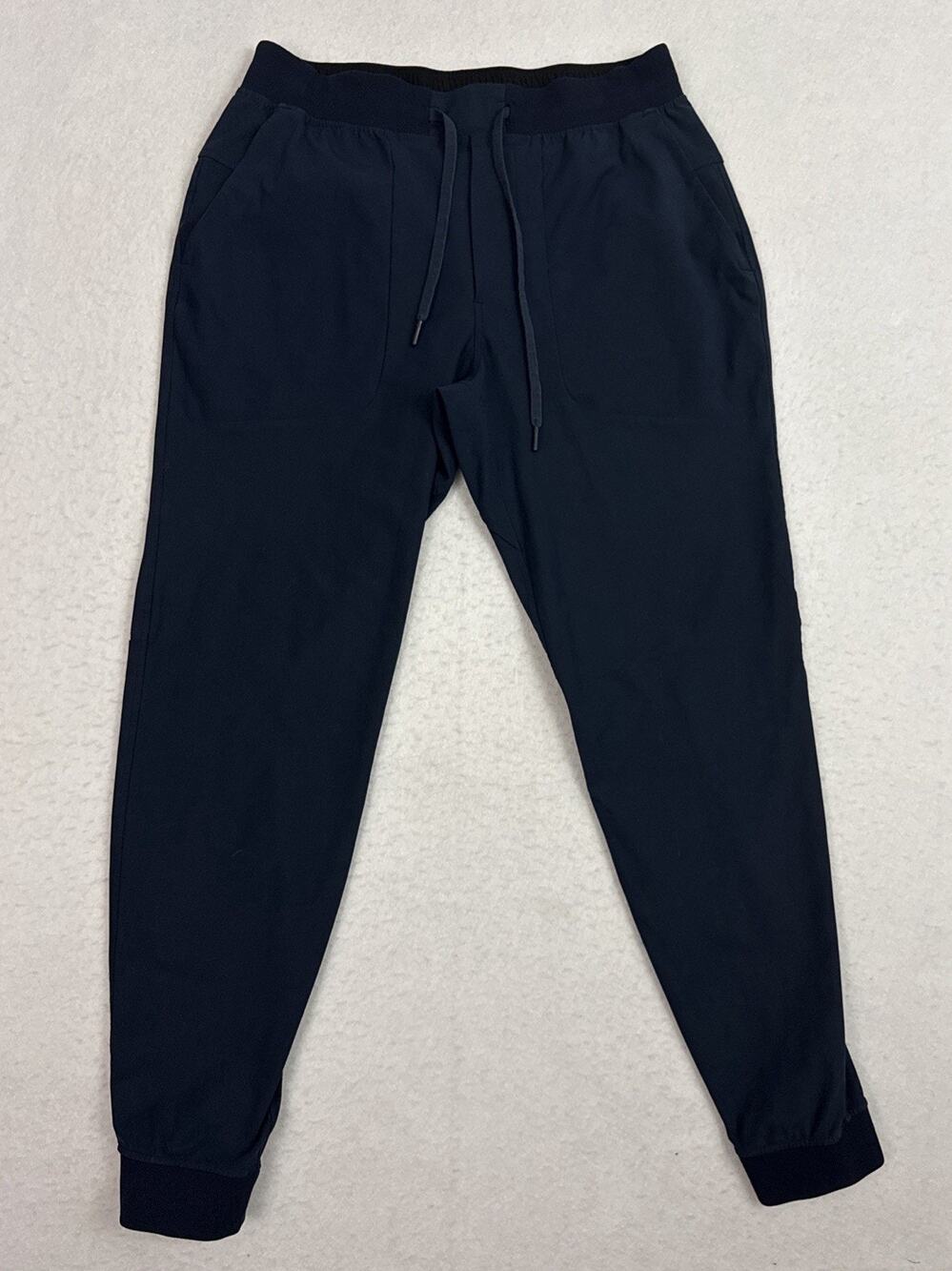 Lululemon ABC Jogger Skinny Men’s Large Navy Blue Warpstreme Pants LM5A34S